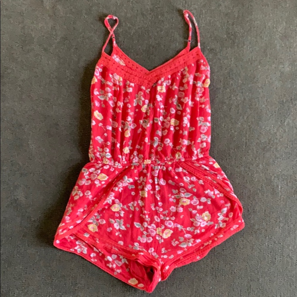BILLABONG Floral Romper, Size Small